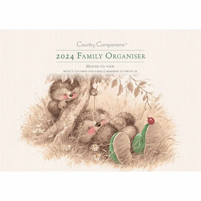 COUNTRY COMPANIONS A4 Planner Calendar 2024 by Carousel Calendars