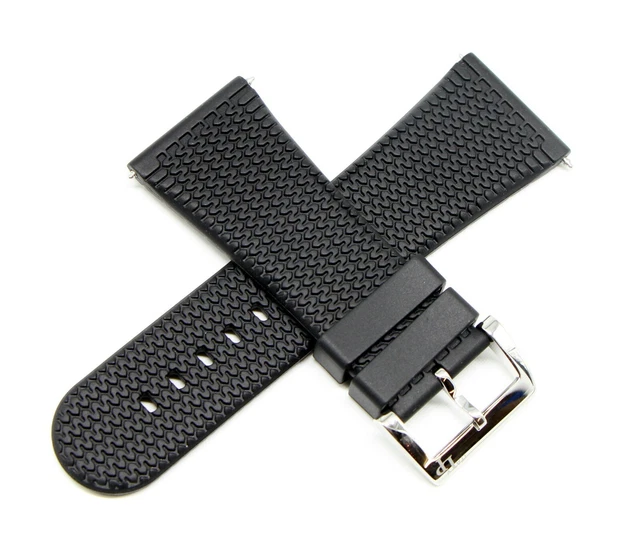 LORENZO POZZAN LP Italy 30MM Silicone Rubber Watch Band  display picture 2