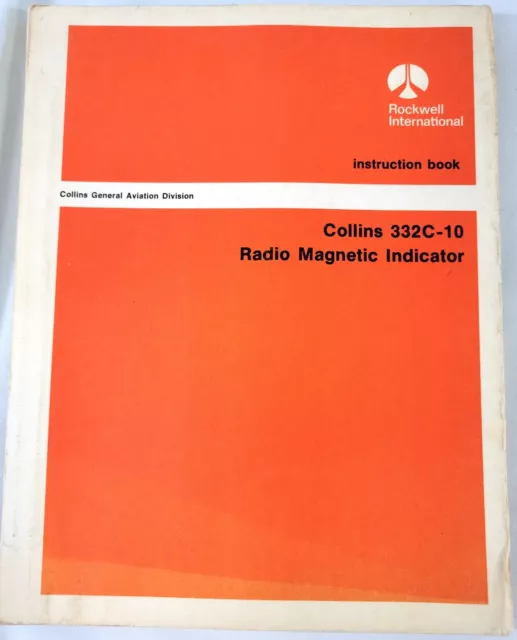 Manual de instrucciones indicador magnético de radio Rockwell Collins 332C-10 febrero 1979