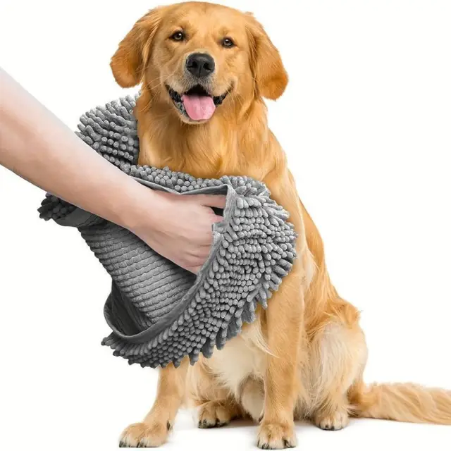 Lusso Asciugacapelli Per Cani Senza Marchio In Micofibra Sciammy Lavabile Asciugamano Per Cani Nuovo