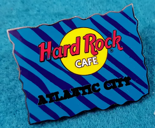 ATLANTIC CITY ABSTRACT PUZZLE SET SERIES 2002 COLLECTOR CARD Hard Rock Cafe PIN