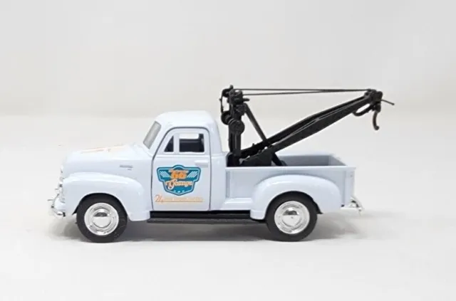 1953 chevy step side tow truck toy model car