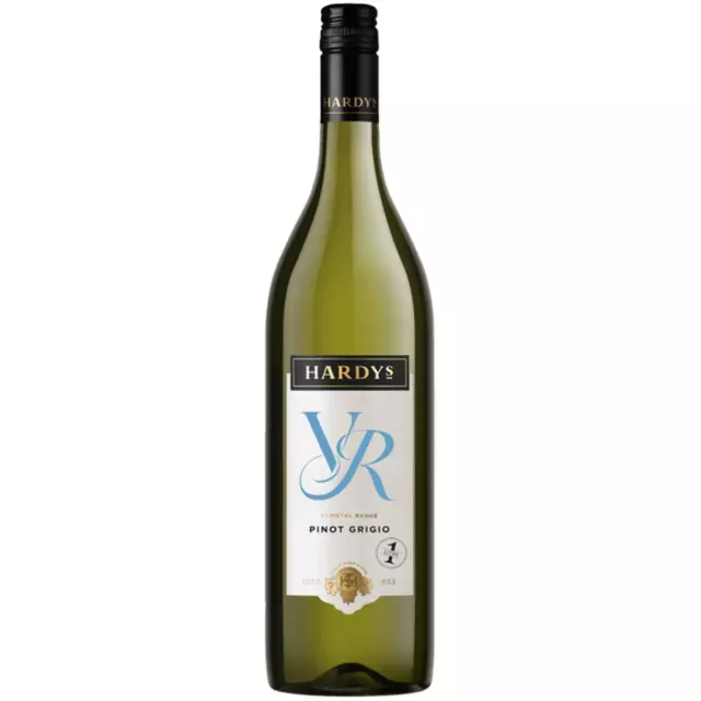 Hardys VR 1Ltr Pinot Grigio 2023 (12 bottles)