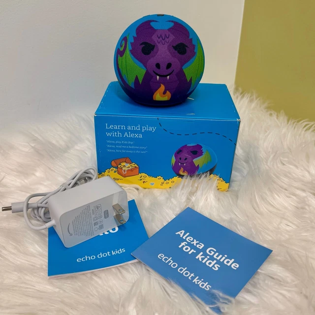 AMAZON ECHO DOT Kids Dragon 5ta Generación Lanzamiento Niños Control Parental ¡Nuevo Sellado! EUR 36,40 - PicClick ES