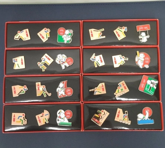 antiguo pin o insignia de aguja coca cola y sam - Compra venta en