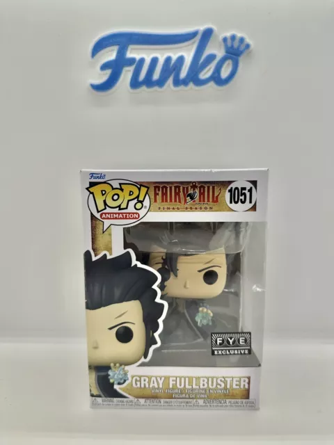 Funko Pop Fairy Tail Gray Fullbuster 1052 FYE exclusive 🇺🇸