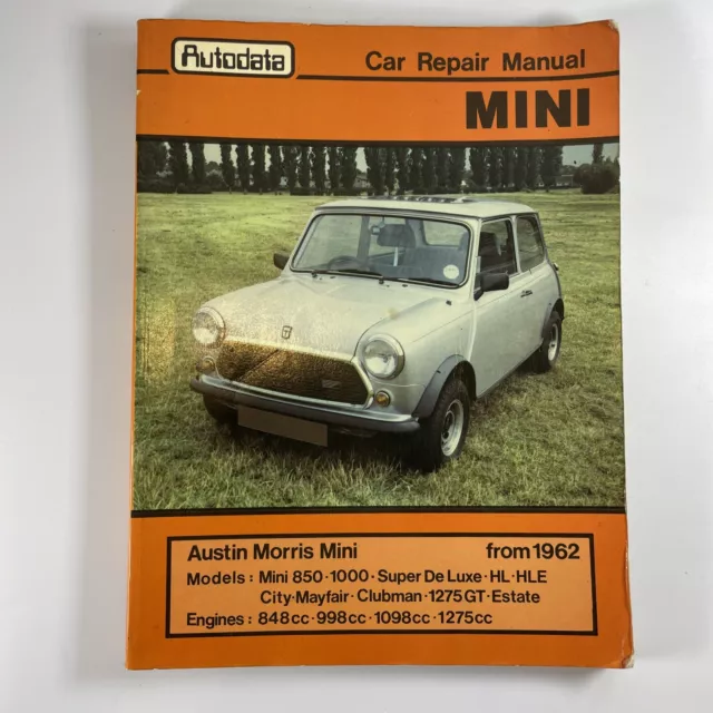 Autodata Car Repair Manual - Mini: Austin Morris Mini from 1962