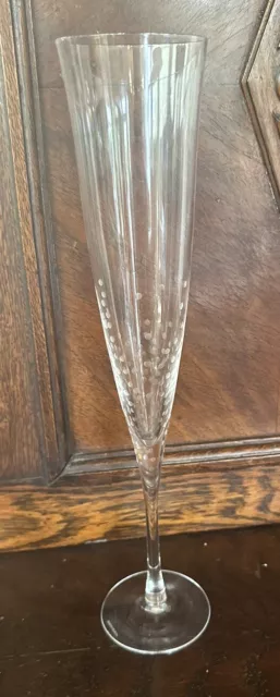 Dartington UK Crystal Champagne Confetti Glass 12 Inches