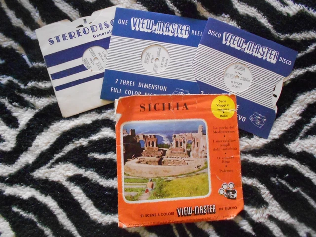 view master SICILIA  tre dischetti n