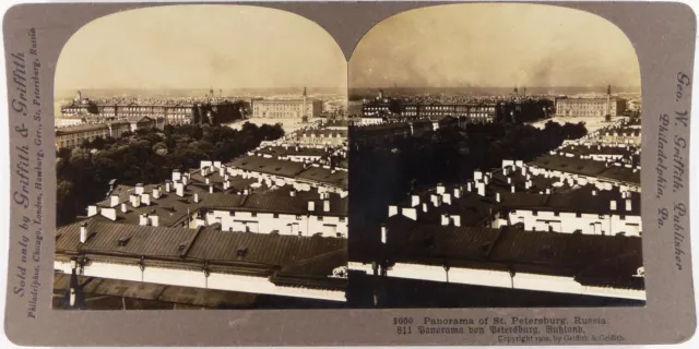 Russia.Russia.St. Petersburg.St. Petersburg.Panorama.Photo Stereo.Stereoview.