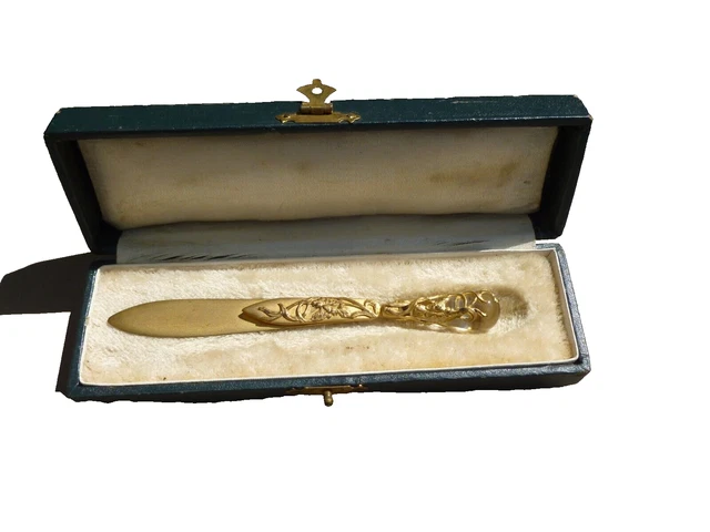 Ouvre-Lettre Anubis - Alliage Métal - Design Égyptien - 19.4cm - Cadeau Original Pour Bureau
