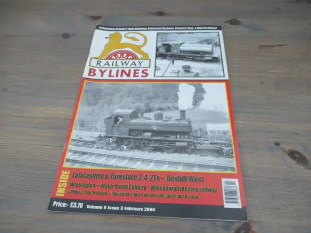 Railway Bylines magazine Volume 9 Issue 3, February 2004, post free to UK