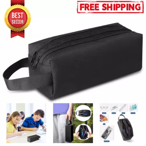 Pencil Case for Boys Large Pencil Case Office Stationery Makeup Bag School Pouch