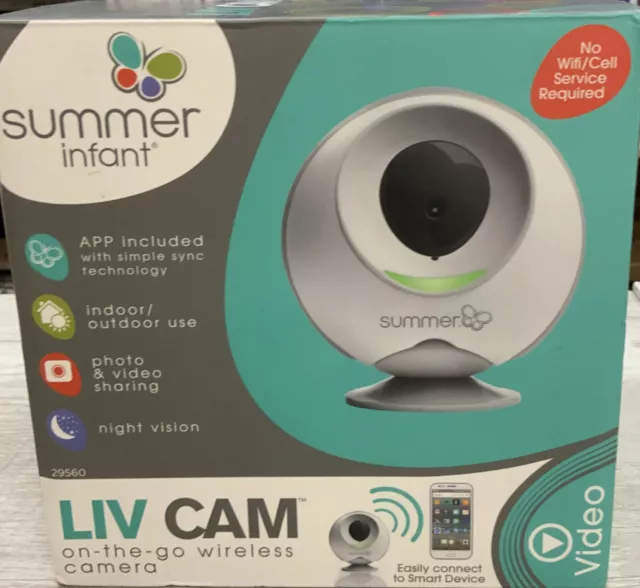 ✅ Summer Infant LIV Cam On-the-Go Wireless Camera Baby Monitor