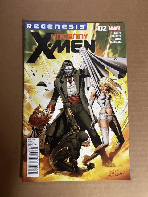 Uncanny X-Men Vol 2 #2 First Print Marvel Comics (2011) Mr Sinister Emma Frost