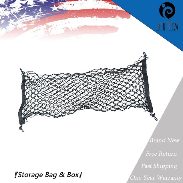 Universal Safety Protector 43.30"x 15.75" Car Cargo Net Mesh Storage Net For SUV