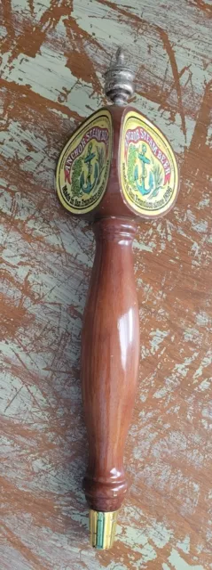 Anchor Steam Brewing Company Beer Tap Handle San Francisco 3 Sided Used 🍺