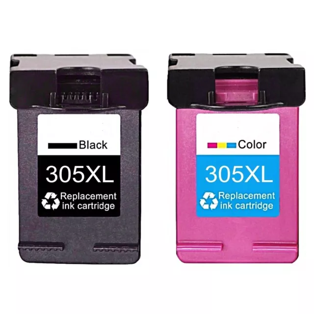 Cartouches d'encre compatibles avec HP 305 XL Noir + Tricolor