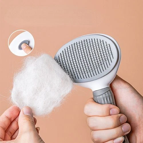 Grooming Pet Brush Comb Self Dog Slicker Cleaning Cat Hair Brush Slicker Massage