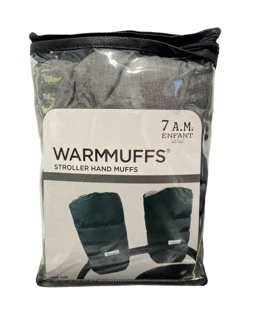 7 A.M. Enfant  black Warmmuffs Stroller Hand Muffs / Mittens
