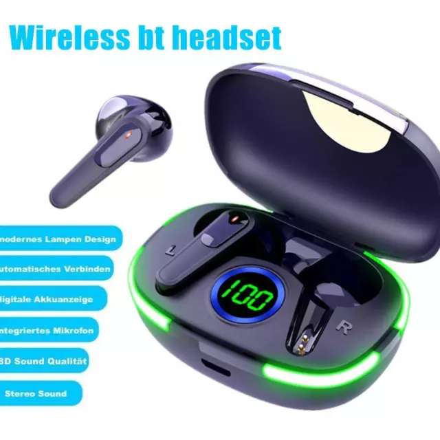 Bluetooth Headset 5.3 True Wireless Earphones- Earbuds Headphones HOT