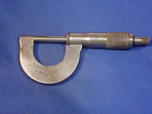 Vintage The L.S. Starett Co. No. 3M Machinists Micrometer