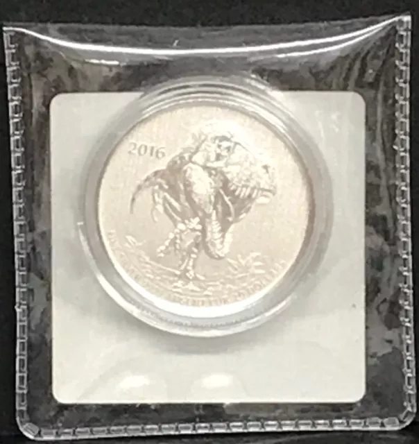 CANADA $20 for $20 PURE SILVER 2016 COIN - Tyrannosaurus Rex - RCM 1/4 NO Folder