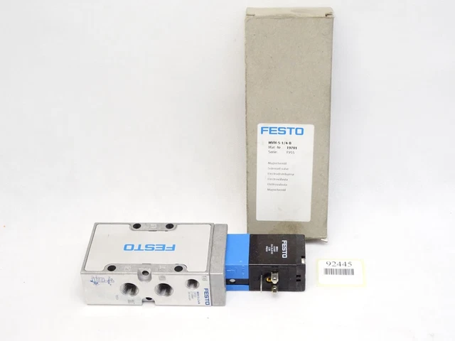 Festo Vanne Magnétique MVH-5-1/4-B 19701 / Neuf Emballage D'Origine