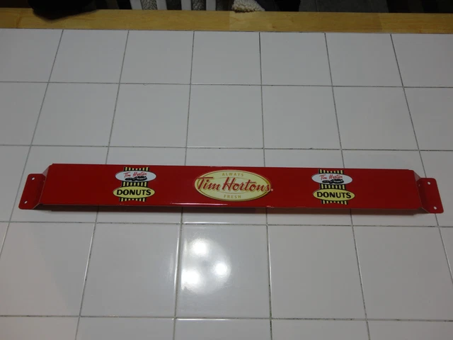 30 Inch 7UP Retro Antique Soda Advertising Door Push Bar Sign