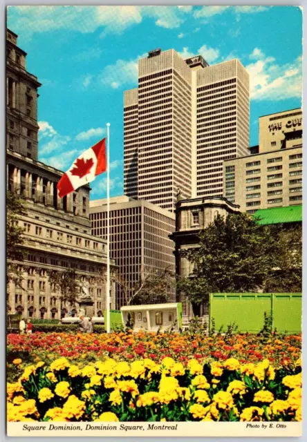 Postcard Quebec Montreal Dominion Square Place Ville Marie Building Canada
