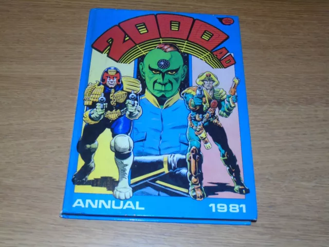 2000 AD UK Comic Annual - Year 1981 - UK Fleetway Annual - Price Tag Intact