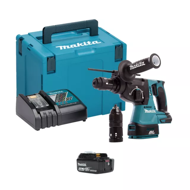 Makita DHR243RMJ-1 18v SDS+ Brushless Rotary Hammer Drill (1x4Ah)