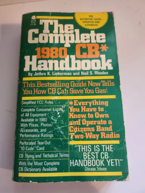 Das komplette 1980 CB Radio Handbuch - Jethrok Lieberman & Neil Rhodes USA - 1980