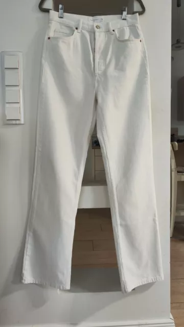 Jeans di Top Shop. Tg. 38 bianco. Come nuovo!