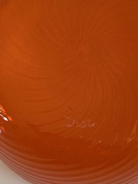 Jolie Coupelle Vide Poche Christian Dior ❤️💗verre Torsadé Bel État Orange