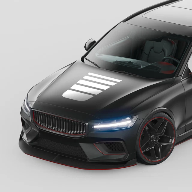 Coppia Di Strisce Cofano - Colore Nero - MINI WORKSHOP - Foto 8