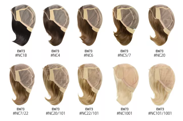 Pelucas de mujer cabello virgen europeo mono francés de encaje pelucas frontales Remy cabello humano EW73
