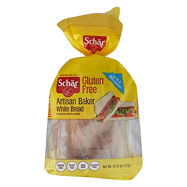 Schar sans Gluten Artisan Cuiseur Blanc Pain 417ml (6 Paquet)