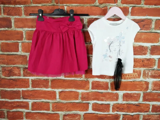 Baby Girls Bundle Age 18-24 Months Designer Dior J Lewis Skirt Tee Summer 92Cm