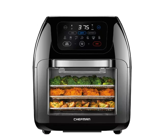 10LITER DIGITAL MULTIFUNCTION Air Fryer Plus Rotisserie, Dehydrator