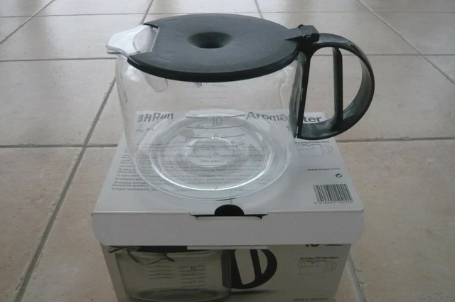 Braun AROMASTER Ersatzkanne für Braun Kaffeemaschine KFK - 10L (124115) - NEU