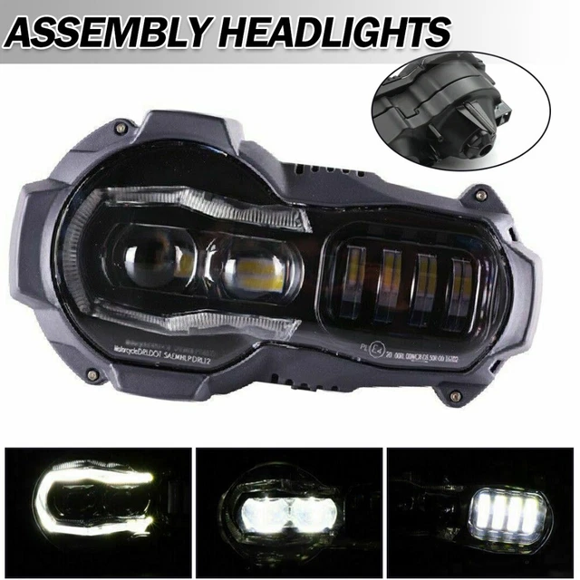 Fari LED per BMW R1200 GS + R 1200 GS Adv. con approvazione E