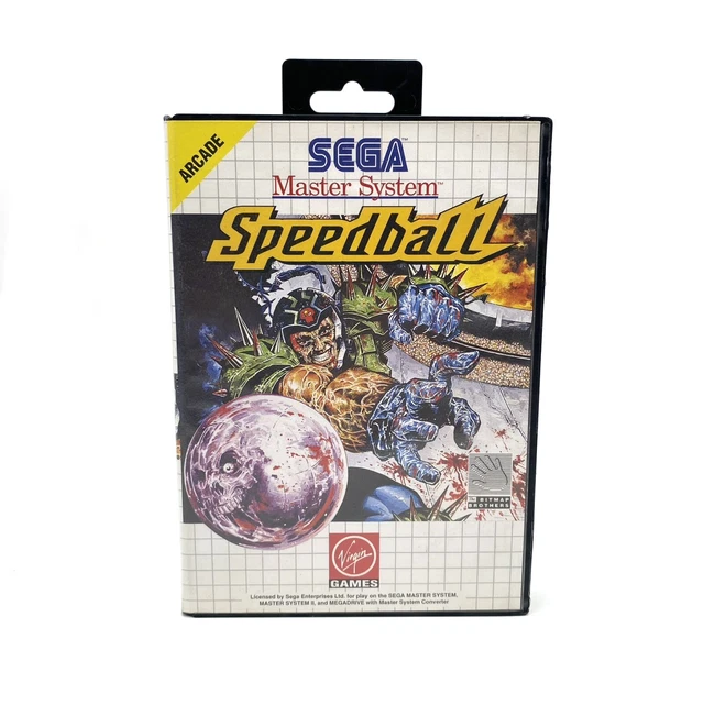 Jeu Sega Speed Ball Master System En Boîte - Version Originale 1990