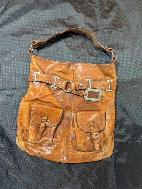 Sac à Bandoulière Russell Et Bromley Simili Cuir Crème - Vintage Années 60, Occasion élégant !