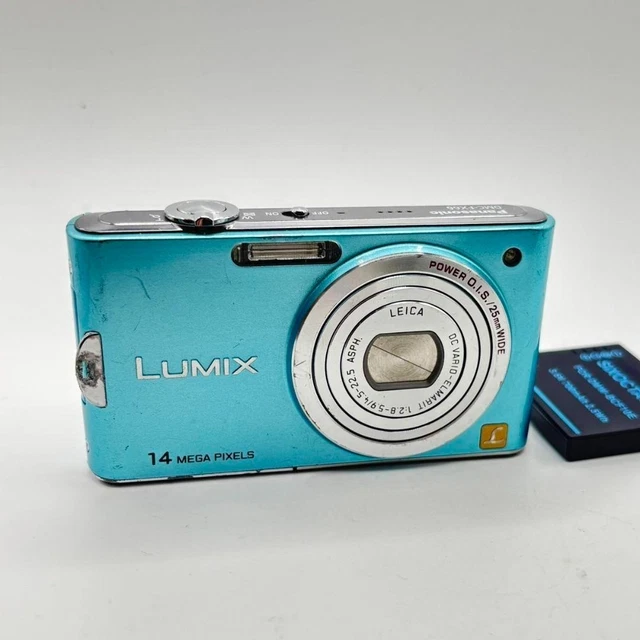 ＊値下げ＊Panasonic DMC-FX66 ブルー 動作確認済み 美品】Panasonic LUMIX DMC-FX66 ブルー