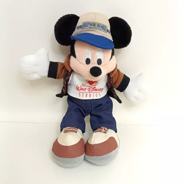 Mickey Mouse Walt Disney World Studios Hollywood Premiere 9" Soft Toy Beanie EXC
