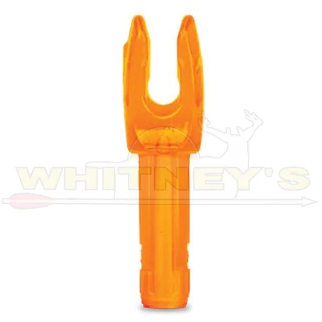 Easton Archery Deep 6 Nocks - Blaze Orange - 12pk - 927774