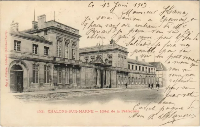 CPA CHALONS-sur-MARNE - Hotel de la Prefecture (126106)