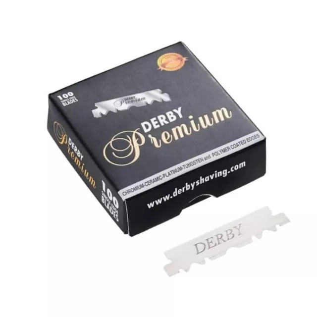 Derby Professional PREMIUM Single Edge Razor Blade X 100 Safety Razor Blades