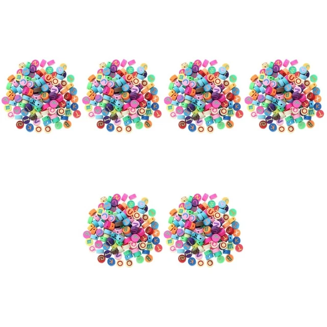 600 Pcs Jewelry Beads Pentagram Beading Flat Ornaments Crafts Craft Supplies